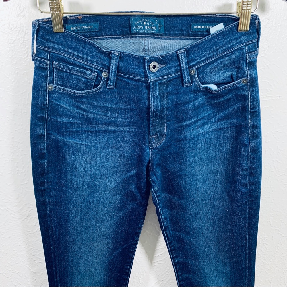 SOLD Lucky Brand Bootcut Jeans in Brooke 4/27 Dark - Picture 5 of 8